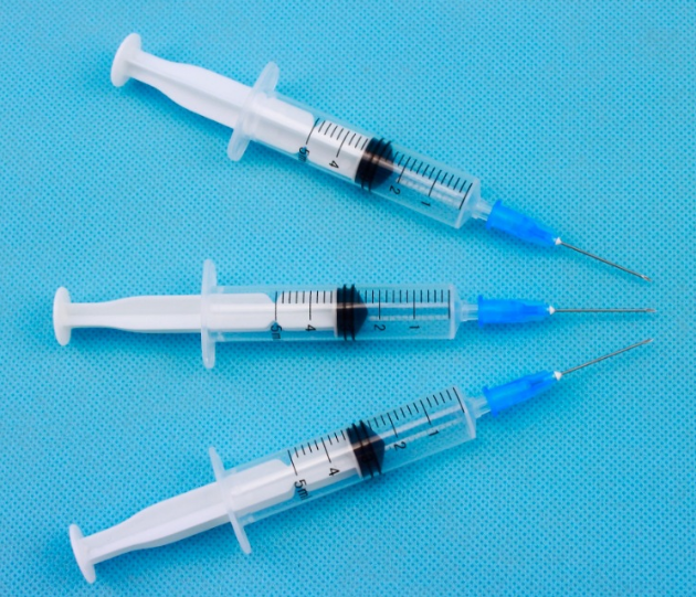 0.5ml 1ML Luer Seringue et Sruption Seringue Seringue médicale pour l'hospitalisation Utilisation 3 pièce Seringue en plastique jetable avec CE FDA